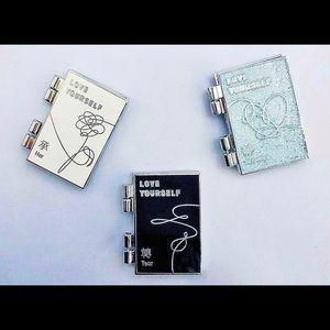BTS flip enamel pins - ALL 3